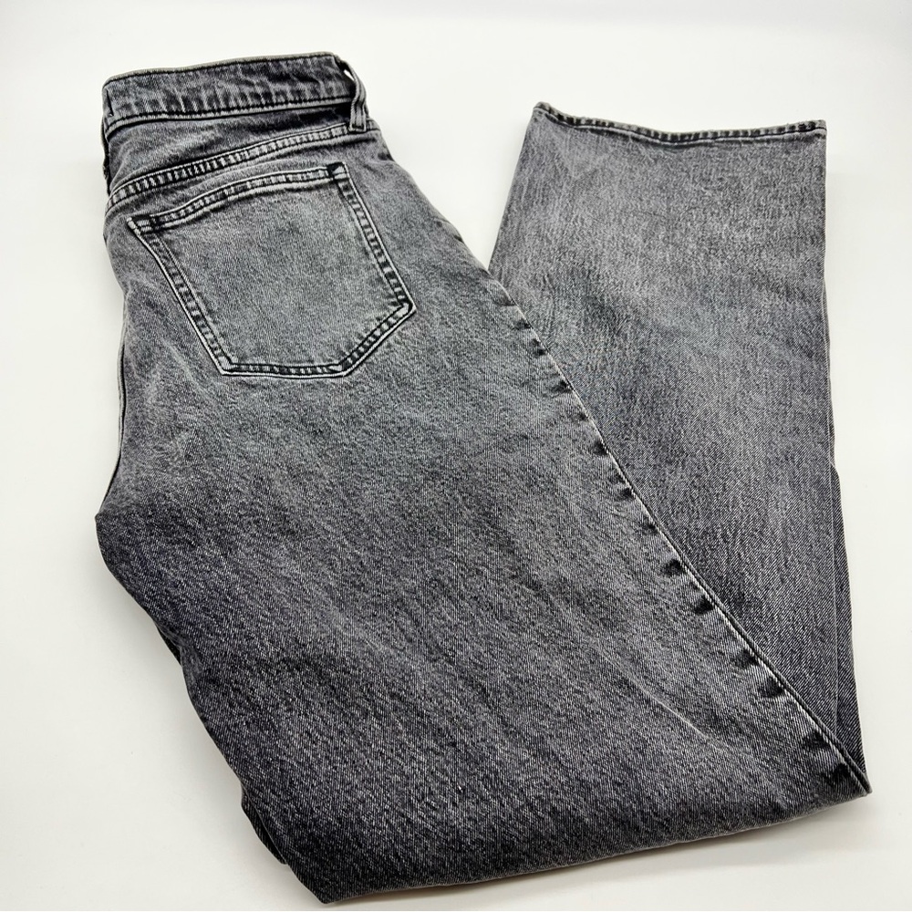 Abercrombie & Fitch Gray Relaxed Jeans with Vintage Wash